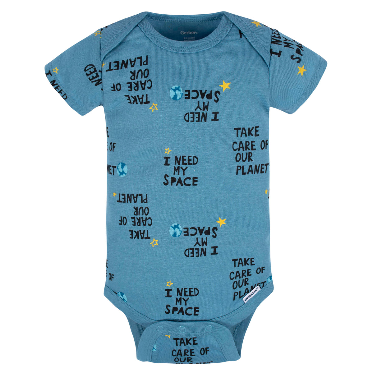 5-Pack Baby Boys Space Explorer Onesies Bodysuits, view 8