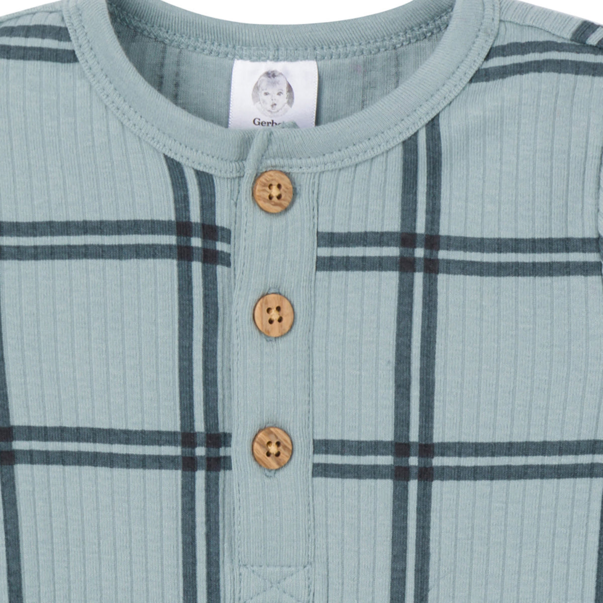 Baby Boys Plaid Romper, view 2