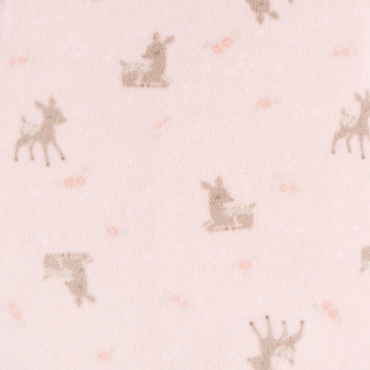 3-Pack Baby & Toddler Girls Pink Deer Fleece Pajamas, view 10