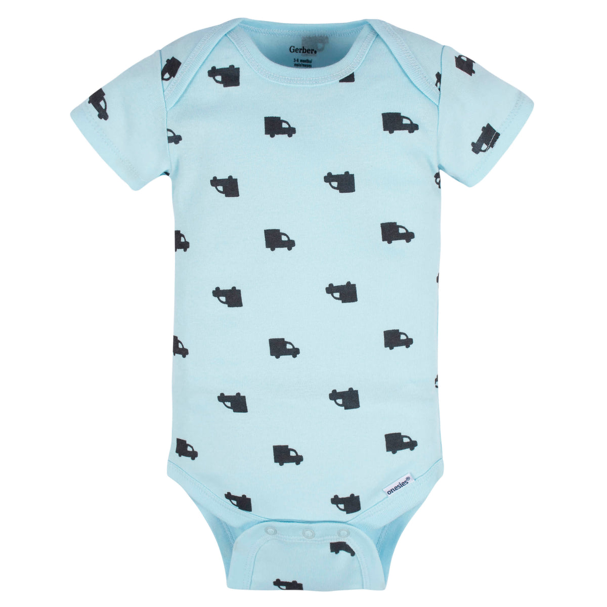 5-Pack Baby Boys Transportation Zone Onesies Bodysuits, view 6