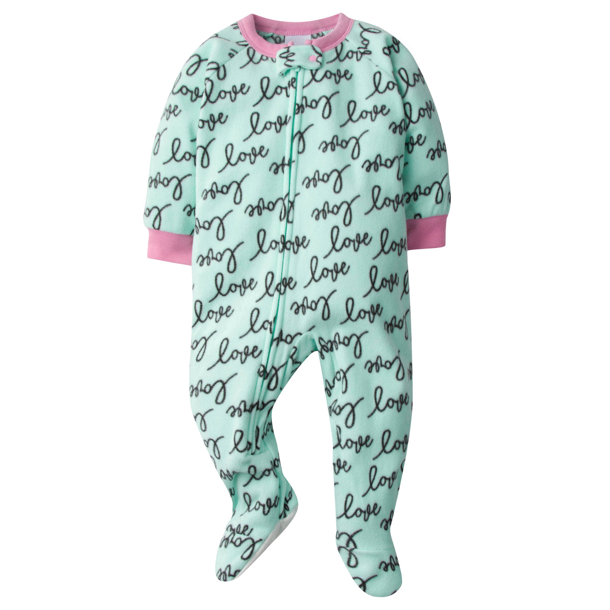 Baby Girls Love Fleece Pajamas