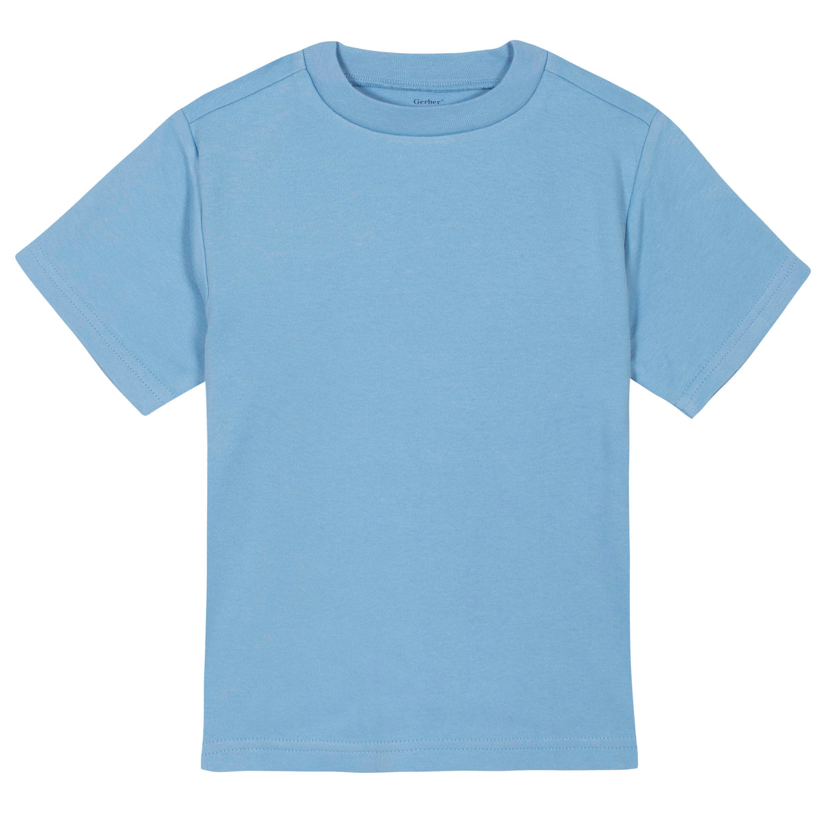 Premium Short Sleeve Tee in Light Blue