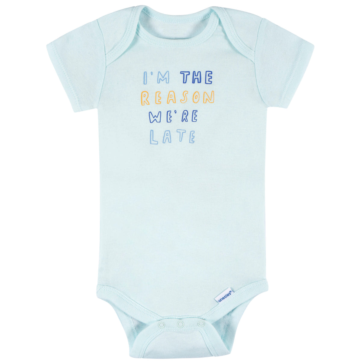 8-Pack Baby Boys Fun First Short Sleeve Onesies Bodysuits, view 8
