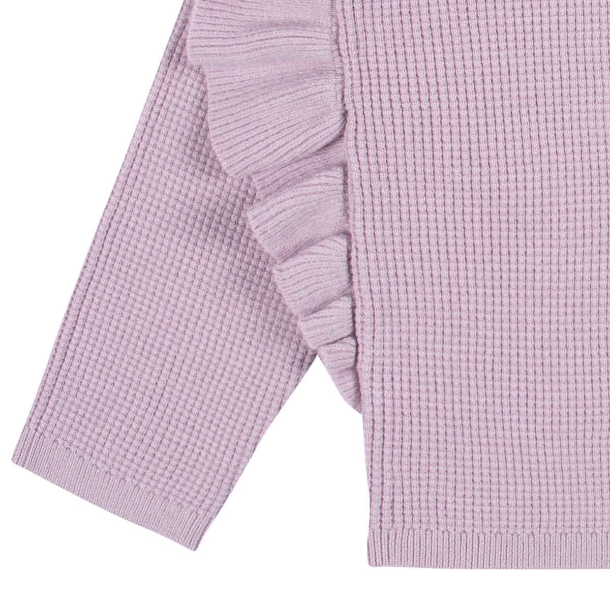 2-Piece Infant and Toddler Girls Lavender Sweater Knit Set, view 4