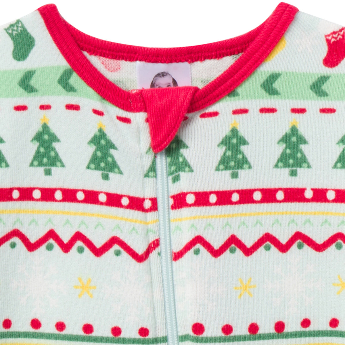 Baby & Toddler Neutral Oh What Fun FairIsle Holiday Family Pajamas, view 4