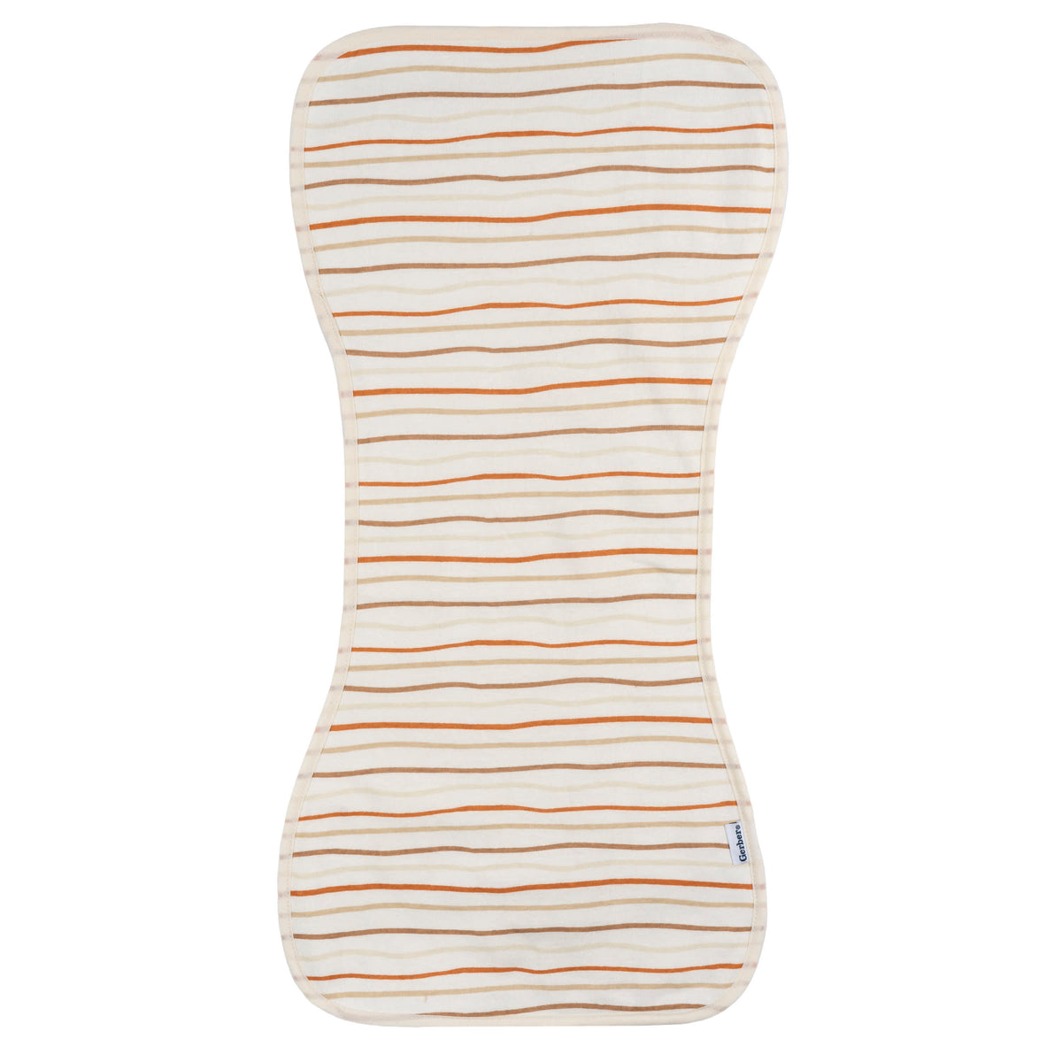 5-Pack Baby Neutral Rust Tan Burpcloth, view 4