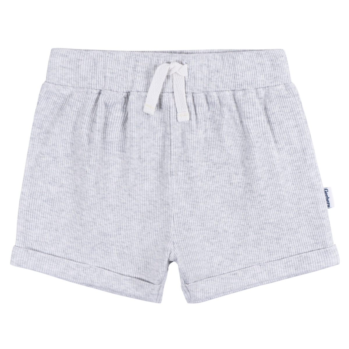 2-Piece Baby Boys Grey Heather Bodysuit and Shorts, view 5