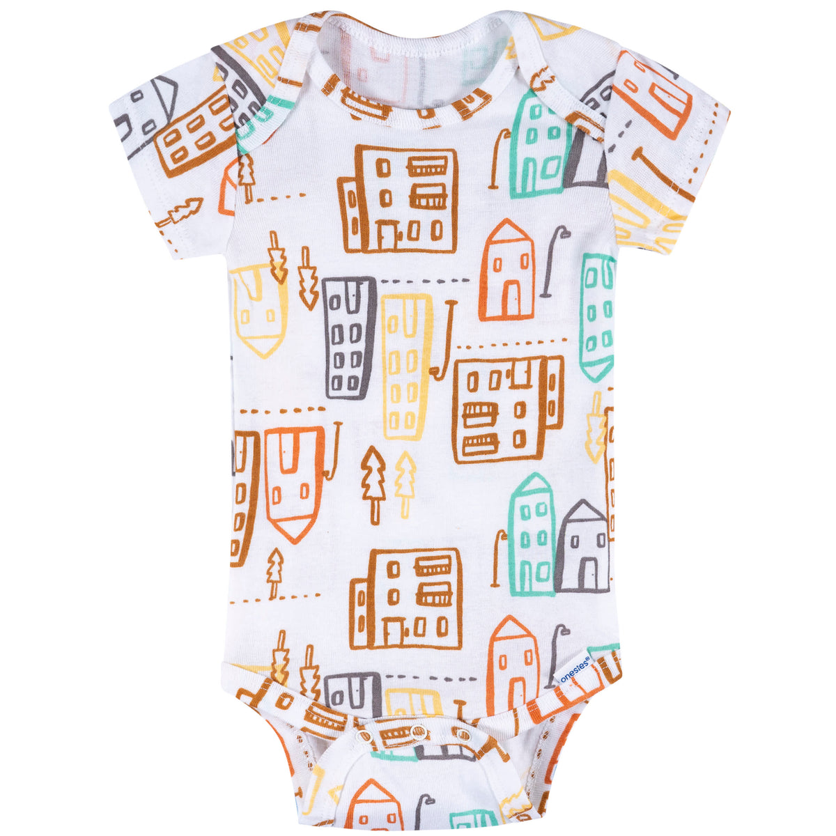 8-Pack Baby Boys Hello Friends Short Sleeve Onesies Bodysuits, view 9