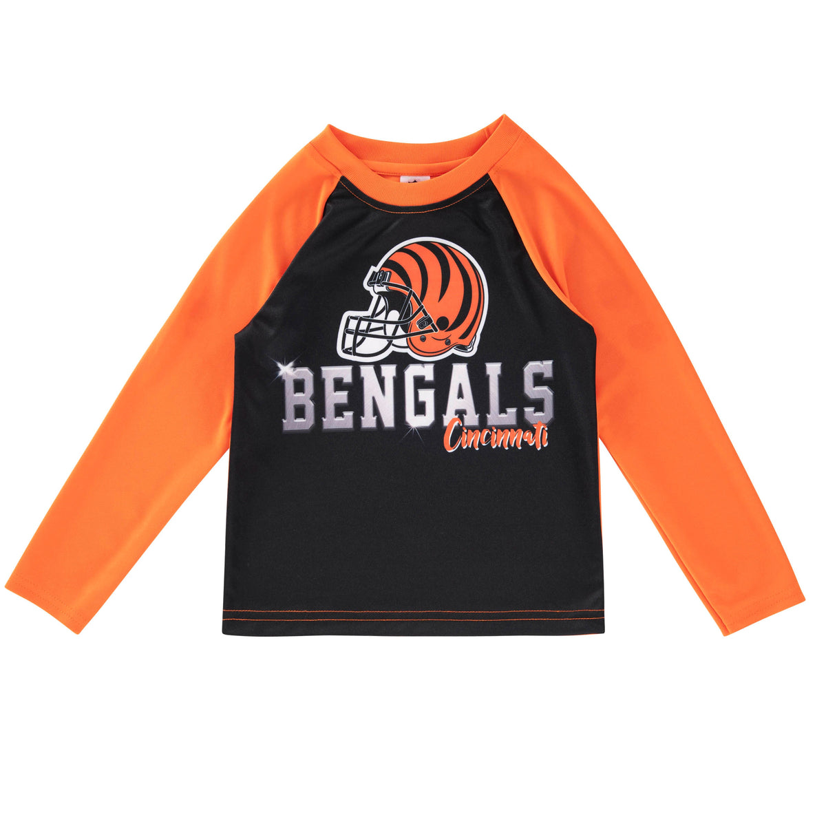 Cincinatti Bengals Toddler Boys Long Sleeve Tee Shirt