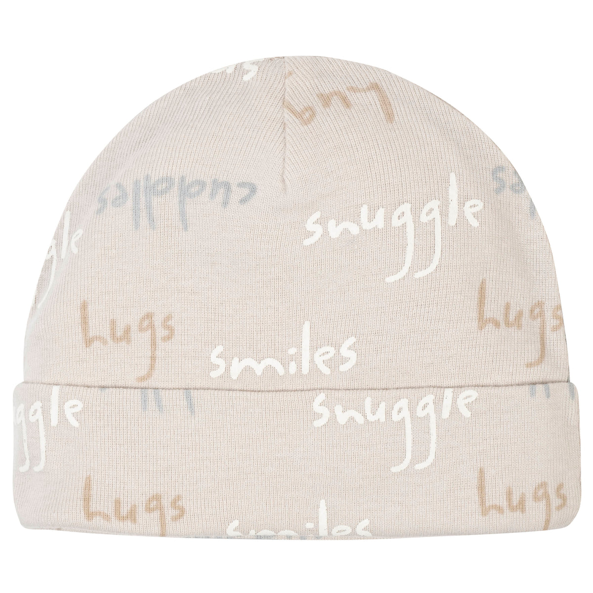 5-Pack Baby Neutral Safari Caps, view 3