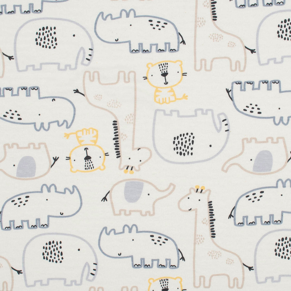 Organic Baby Boys Jungle Reversible Blanket, view 3