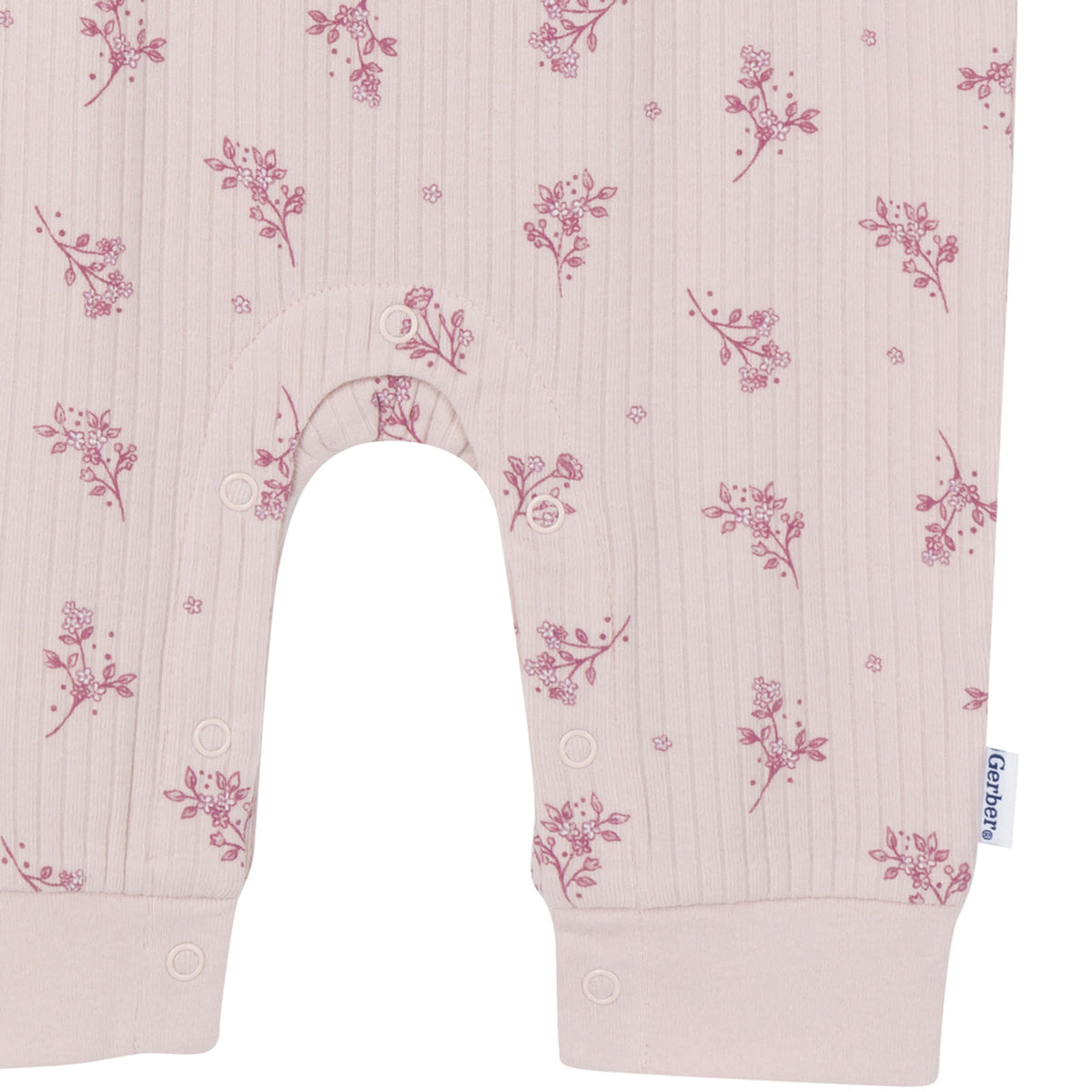 Baby Girls Tossed Flowers Romper, view 4