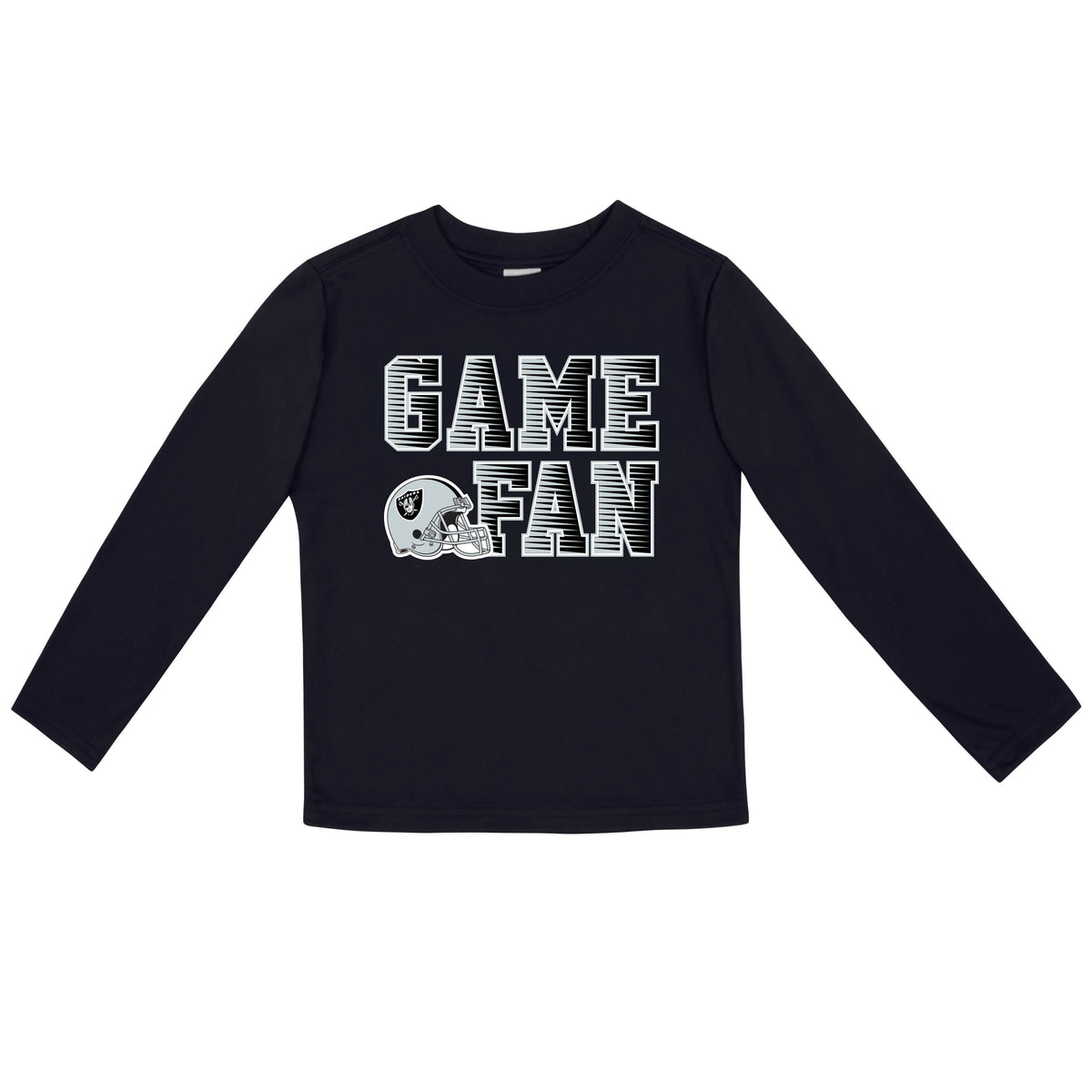 Las Vegas Raiders Toddler Boys Long Sleeve Tee Shirt