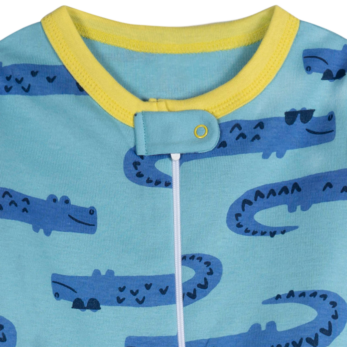 2-Pack Baby Boys Gators Footed Pajamas, view 5