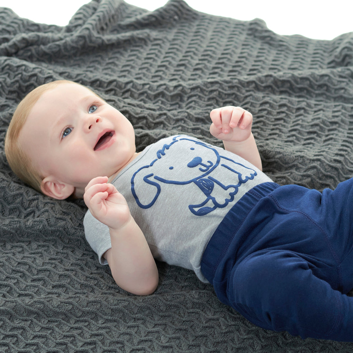 6-Piece Baby Boys Dog Onesies Bodysuits & Pants Set, view 3