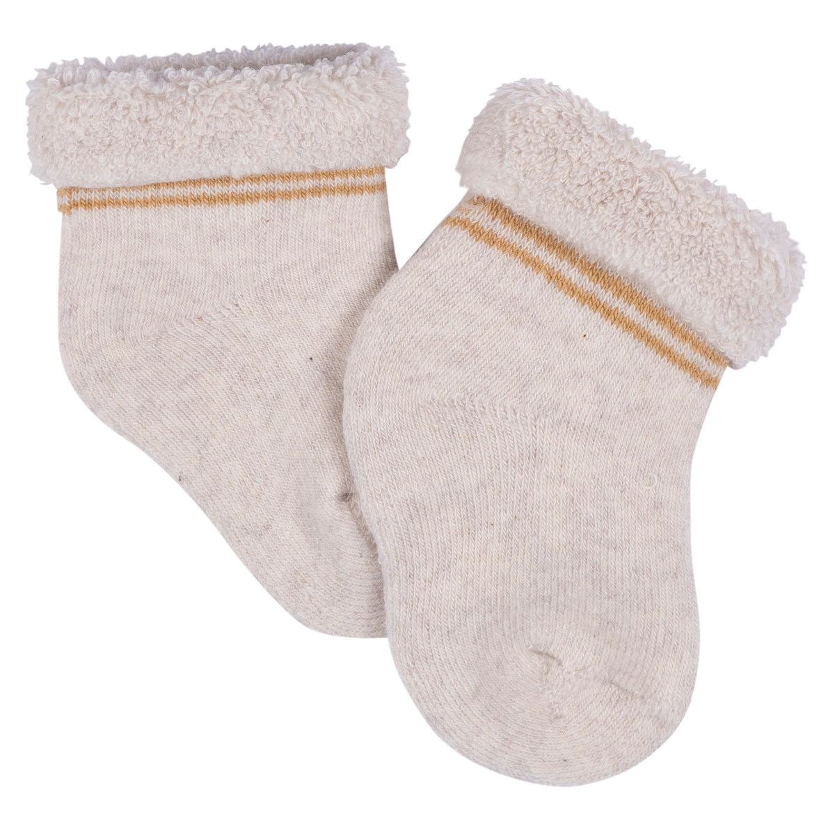 6-Pack Baby Neutral Avo-Cuddle Bootie Socks, view 5
