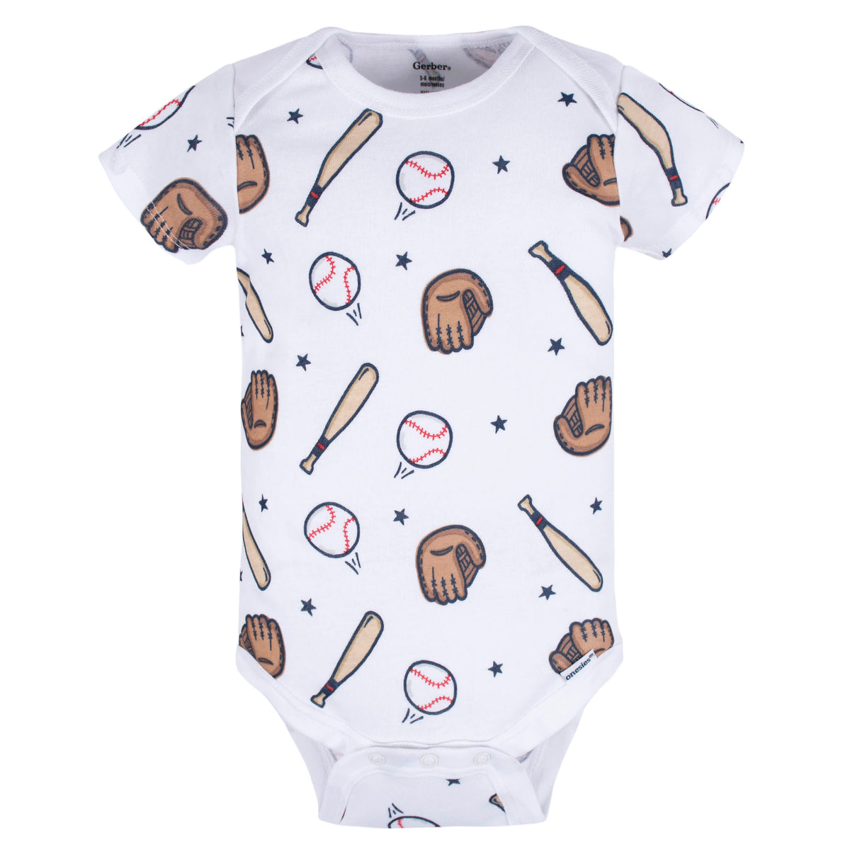8-Pack Baby Boys All Star Onesies Bodysuits, view 3