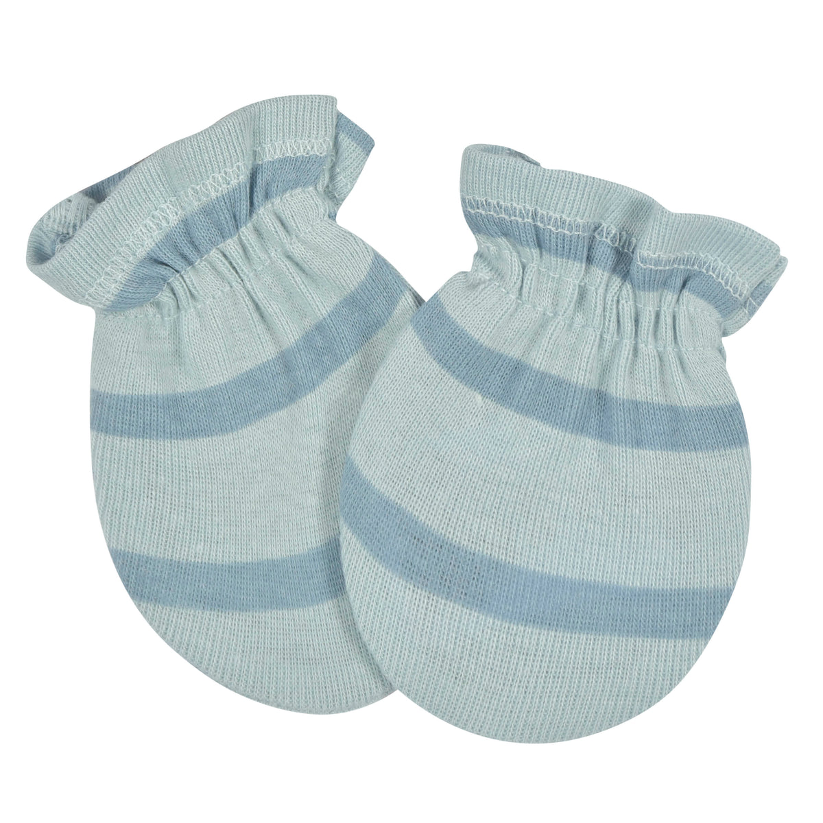 3-Pack Baby Boys Dino No Scratch Mittens, view 2