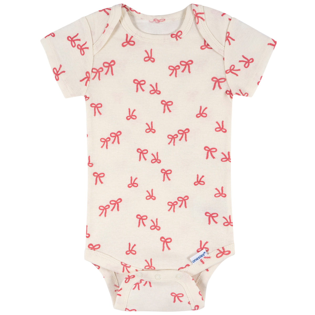 8-Pack Baby Girls Berry Happy Short Sleeve Onesies Bodysuits, view 6