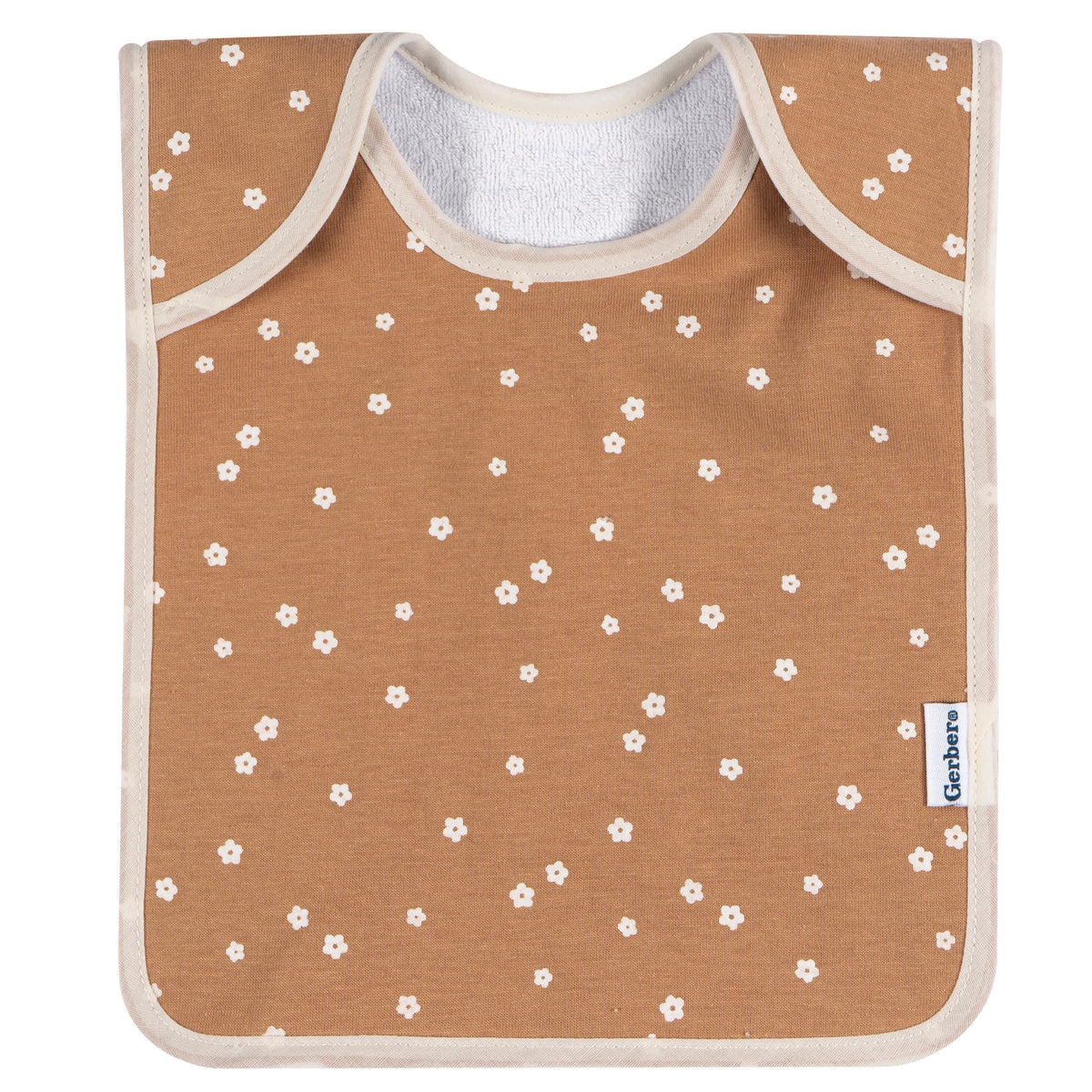 8-Pack Baby Girls Multi Pink Lap Shoulder Bibs, view 7
