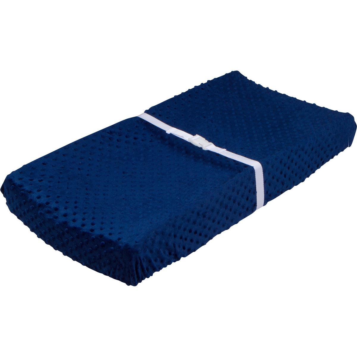Baby Boys Dotted Navy Changing Pad Cover