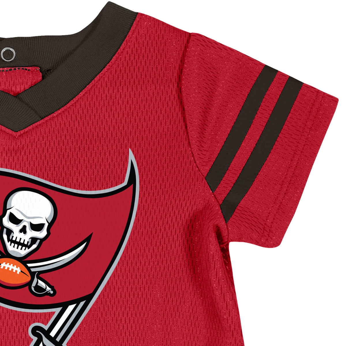 2-Piece Baby Girls Buccaneers Dress & Diaper Cover Set, view 4