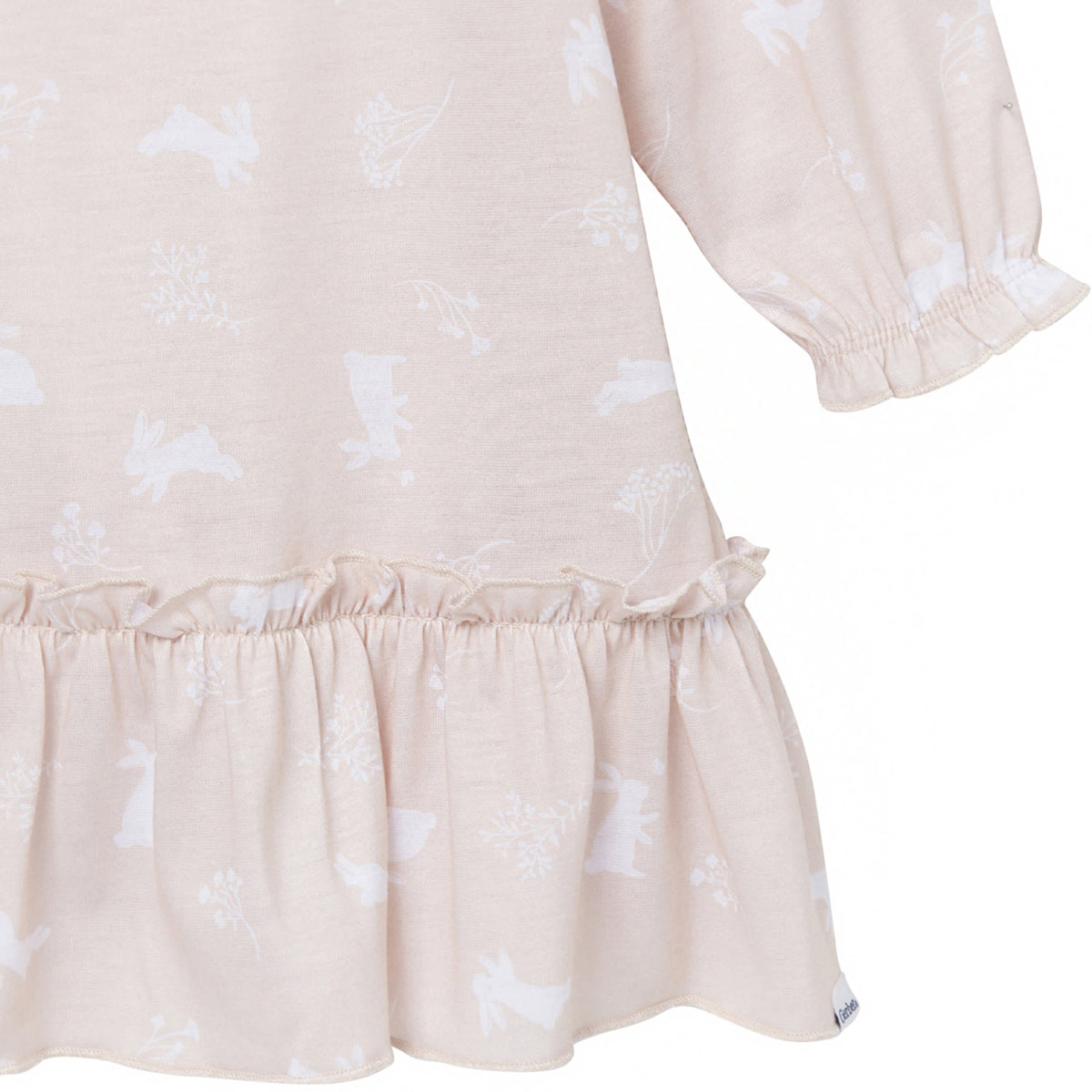 2-Pack Toddler Girls Bunny Long Sleeve Nightgowns, view 5