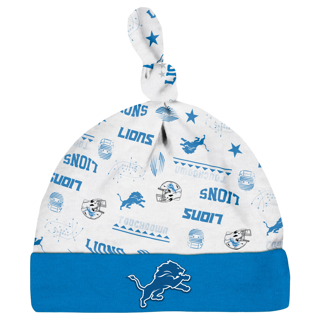 3-Piece Baby Boys Detroit Lions Bodysuit, Sleep 'N Play & Cap Set, view 4