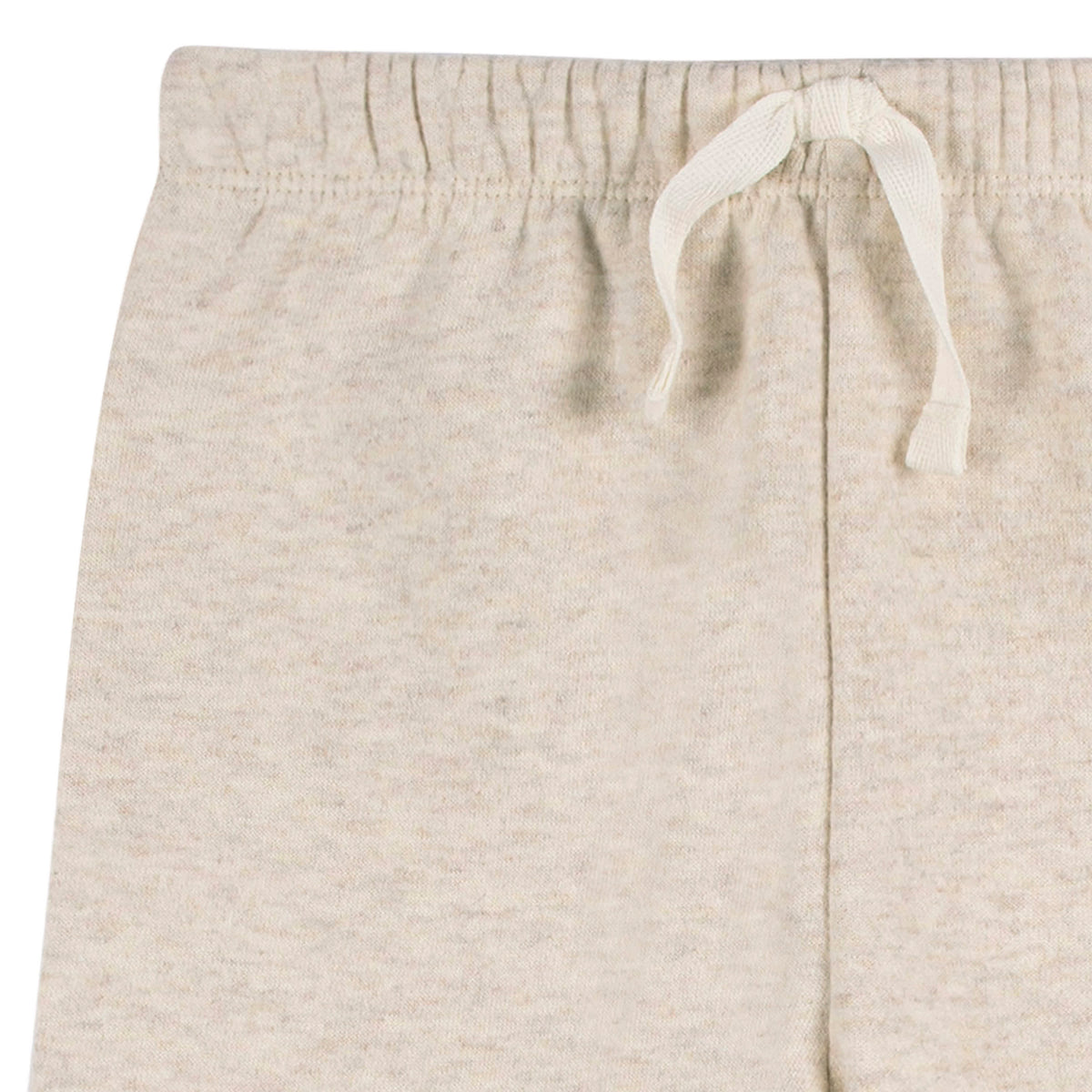 2-Piece Baby & Toddler Neutral Oatmeal Heather Fleece Set, view 5