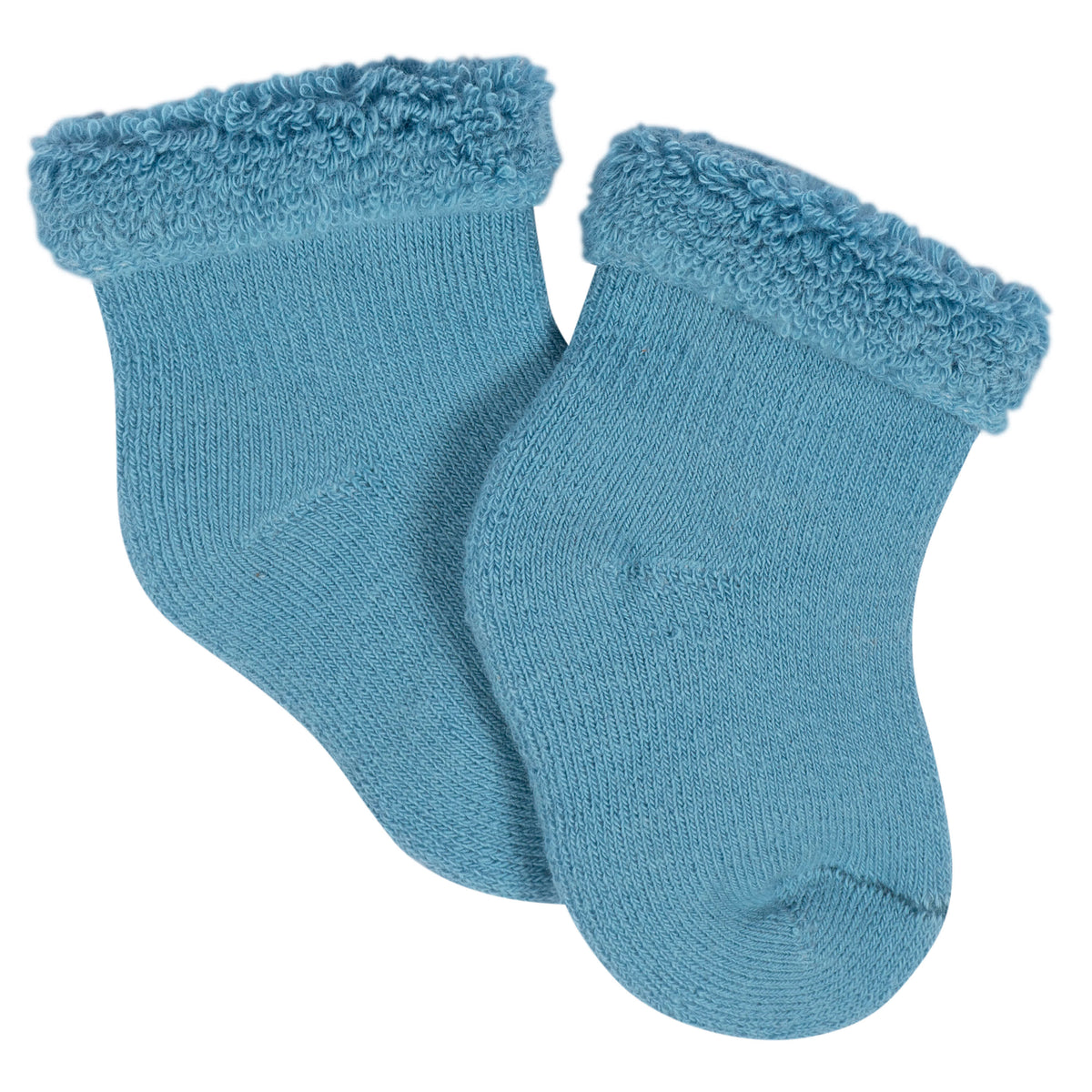 12-Pack Baby Boys Space Explorer Terry Wiggle Proof Socks, view 12