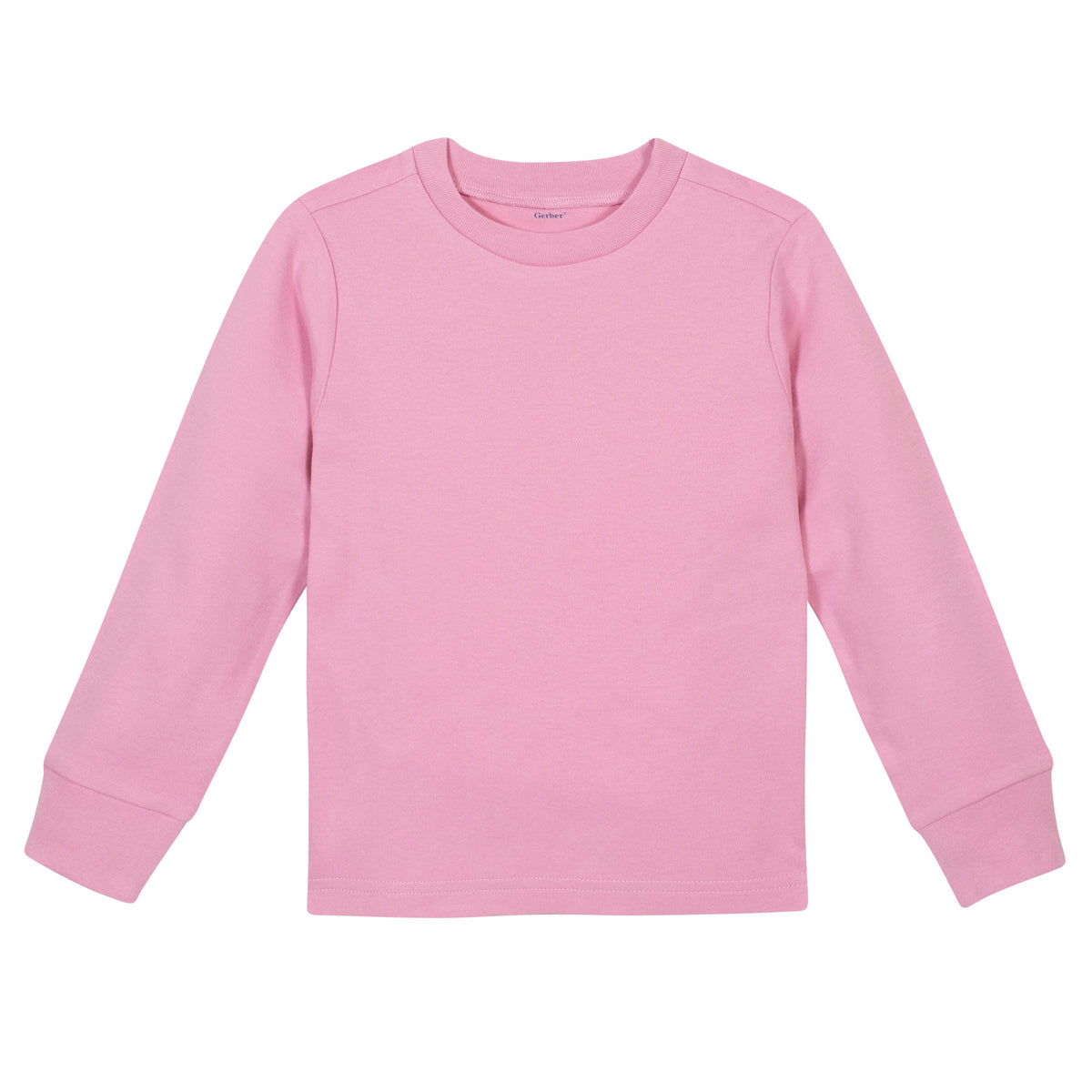 Premium Long Sleeve Tee in Light Pink