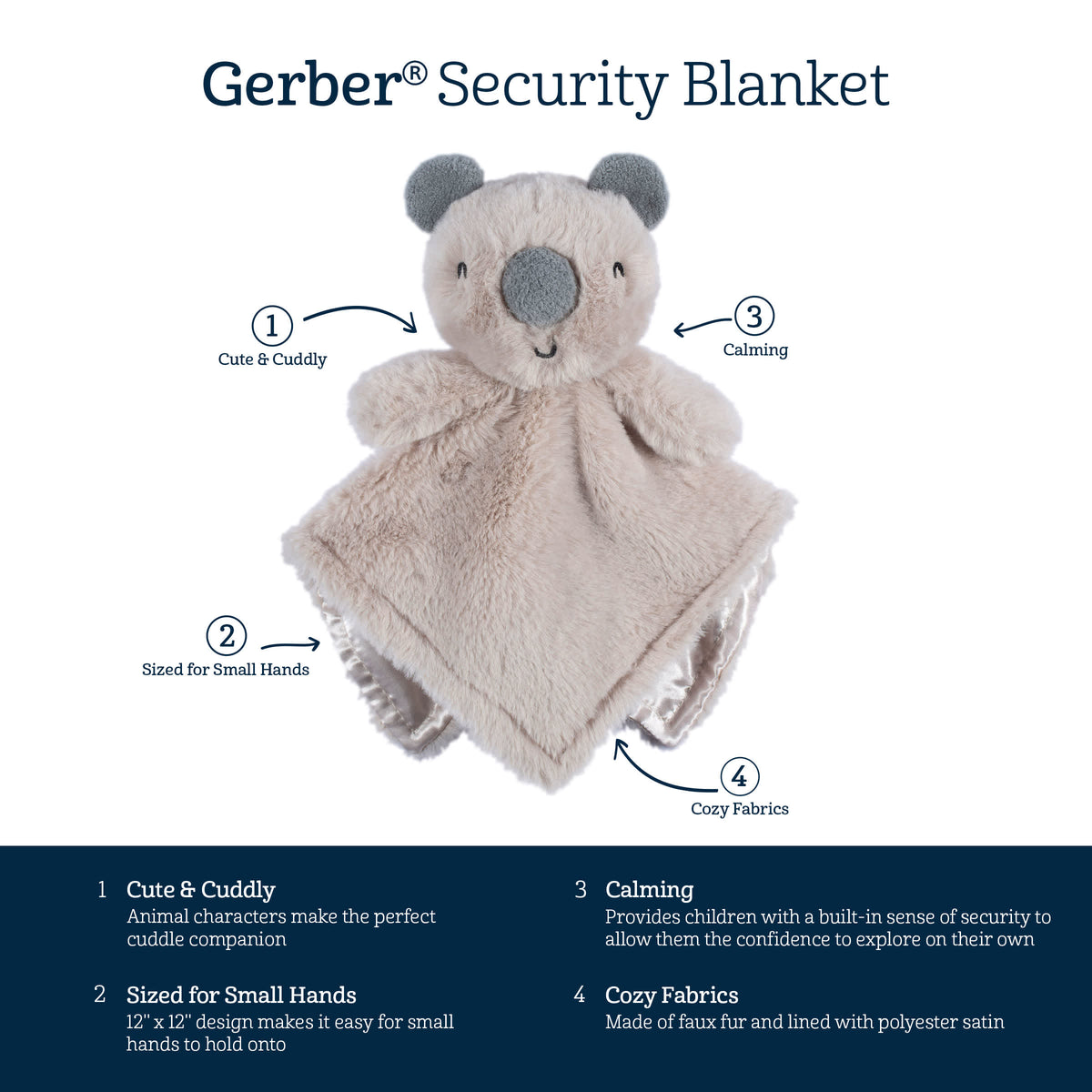 Baby Koala Bear Security Blanket, view 7