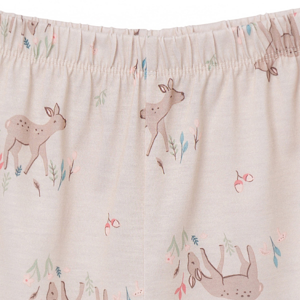 2-Piece Toddler Girls Deer Peplum Pajama Set, view 5