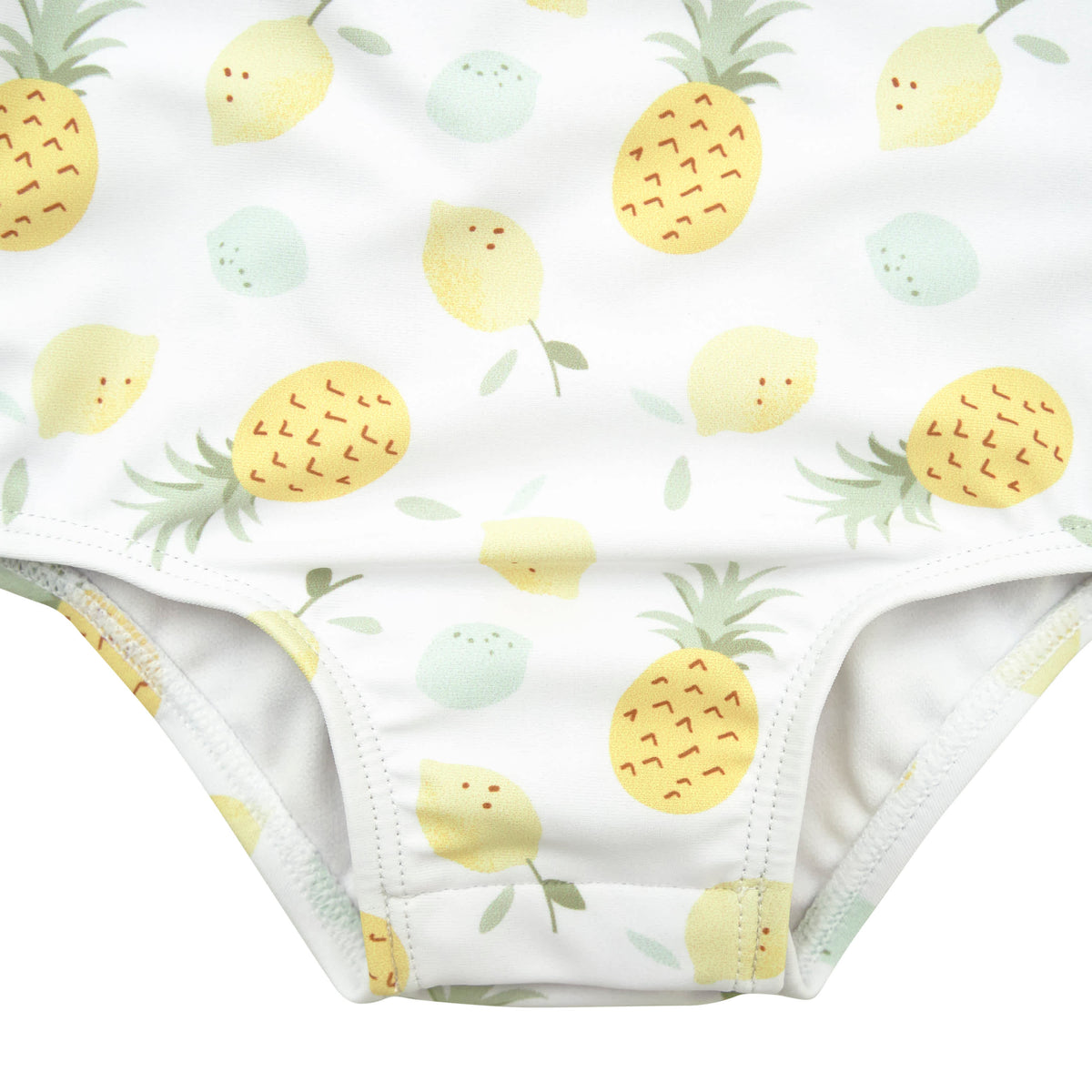 Baby Girls Pineapples Swimsuit, view 7