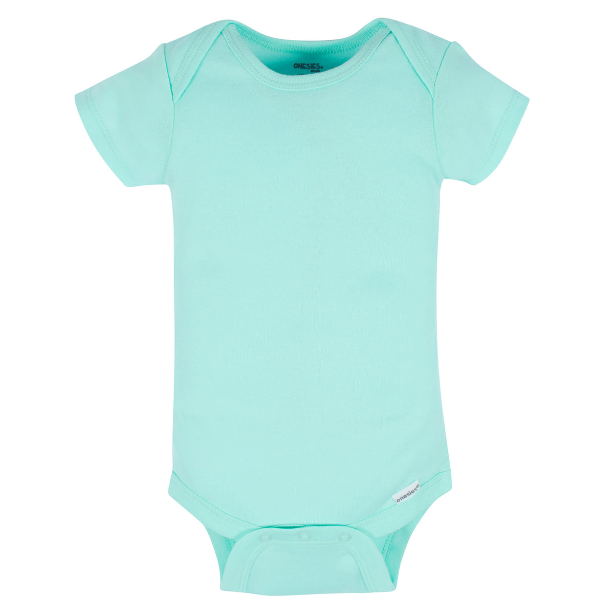 8-Pack Baby Neutral Pastel Rainbow Short Sleeve Onesies Bodysuits, view 9