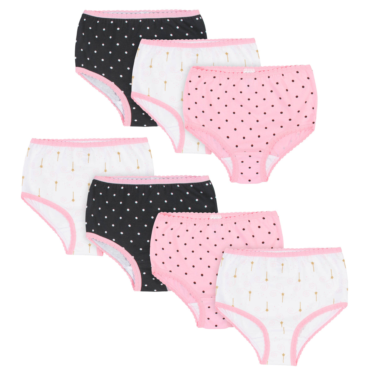 7-Pack Toddler Girls Magic Wand Panties