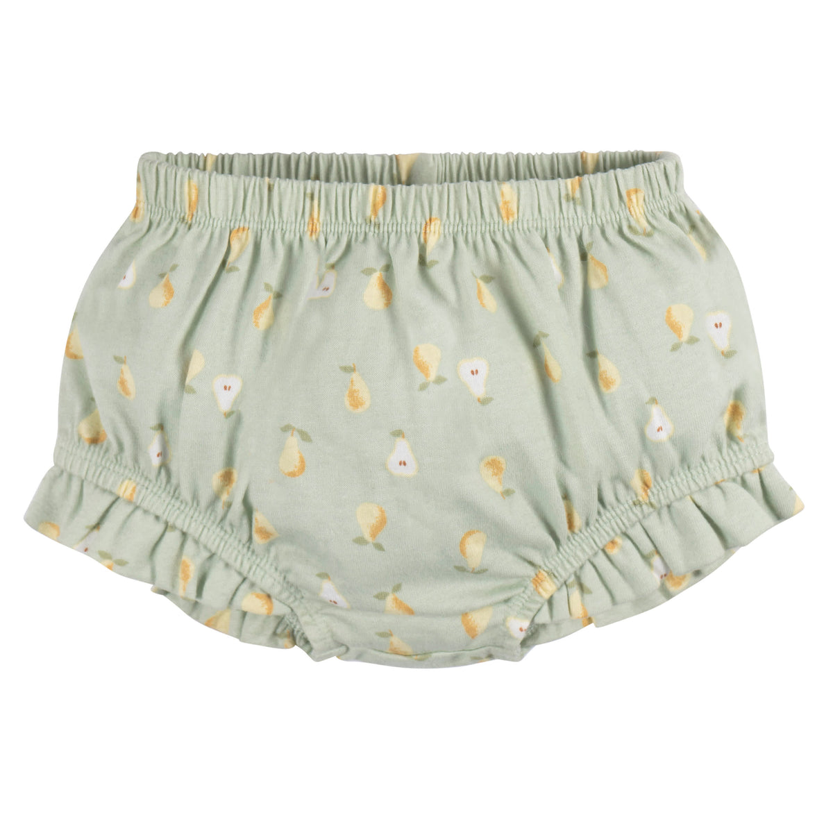 2-Piece Baby Girls Pears Tank and Diaper Cover, view 3