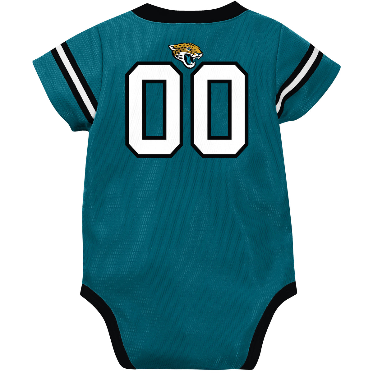 Baby Boys Jaguars Short Sleeve Jersey Bodysuit, view 3