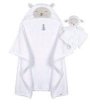 2-Pack Baby Neutral Celestial Hooded Wearable Blanket & Security Blanket Set