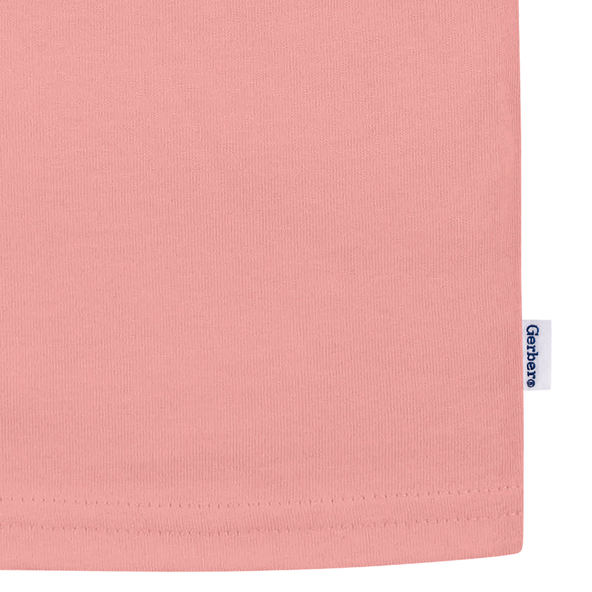 5-Pack Baby & Toddler Girls Mauve Pink Premium Short Sleeve T-Shirts, view 4