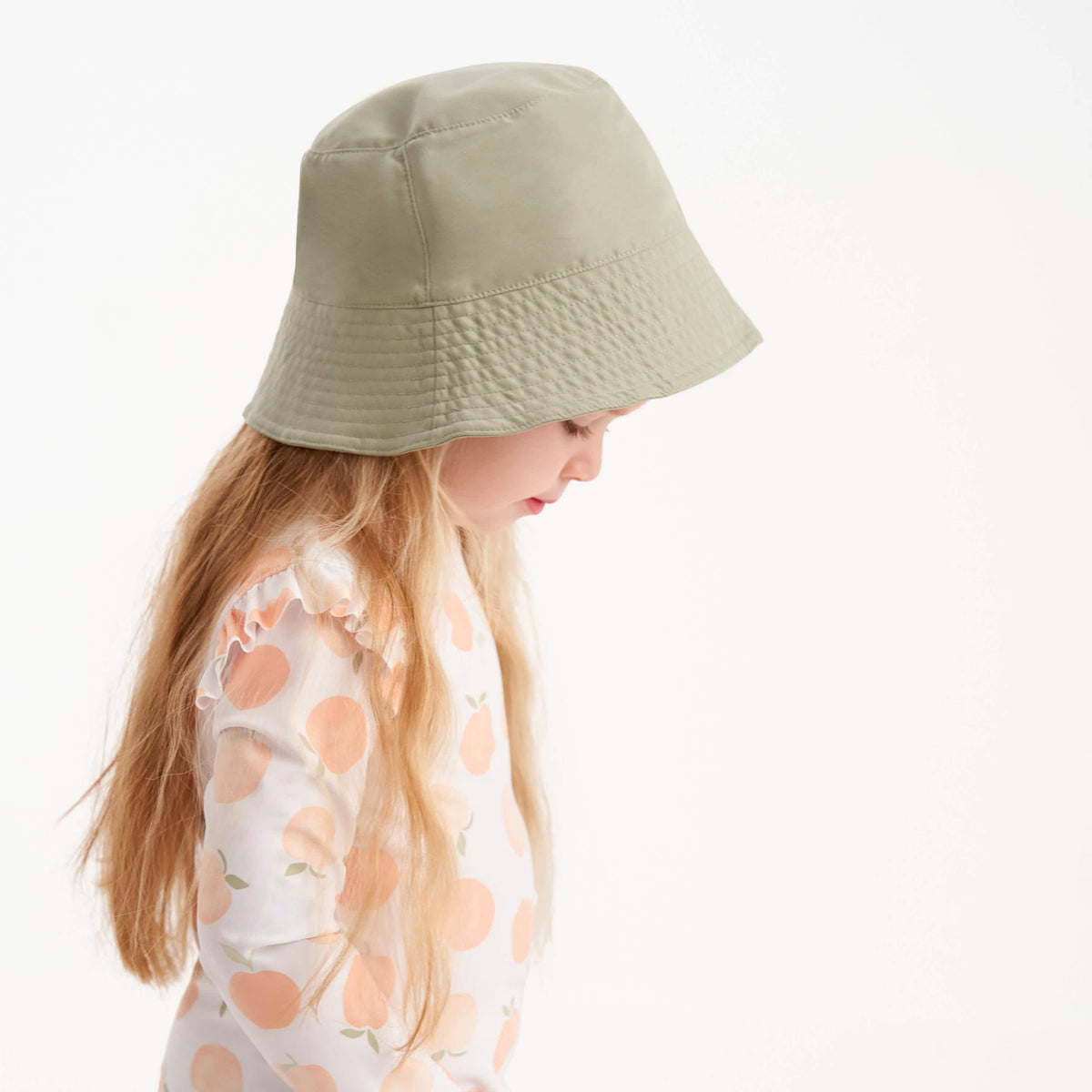 Toddler Neutral Olive Sun hat, view 4