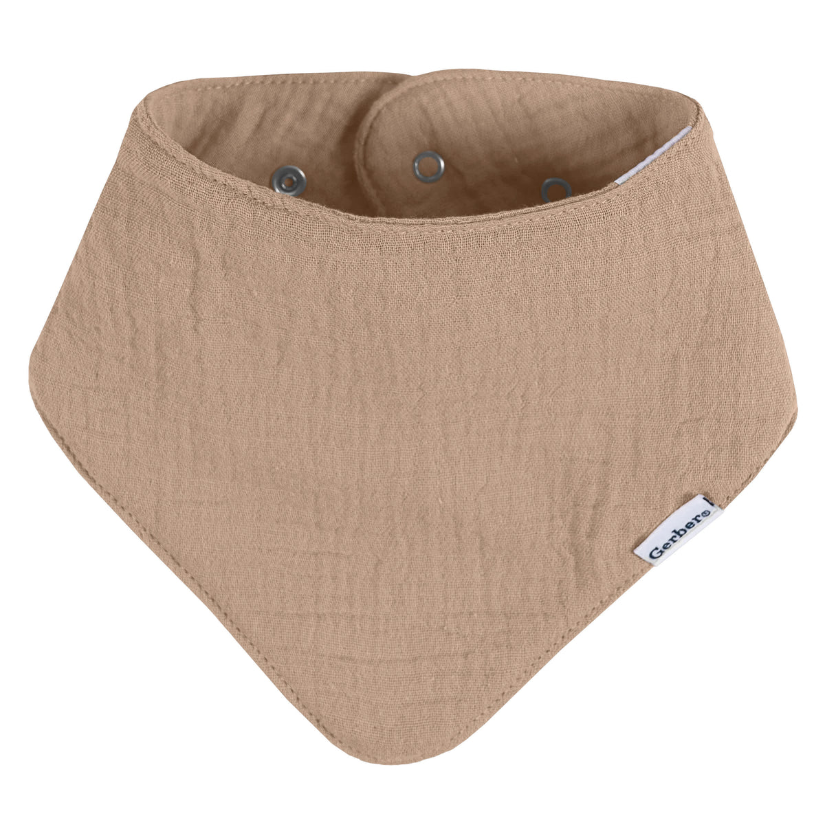 10-Pack Baby Boys Multi Blue Muslin Bandana Bib, view 5