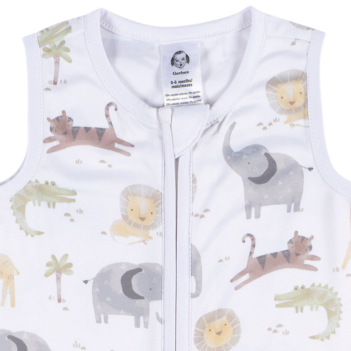 Baby Neutral Animal Geo Sleepbag Wearable Blanket, view 4