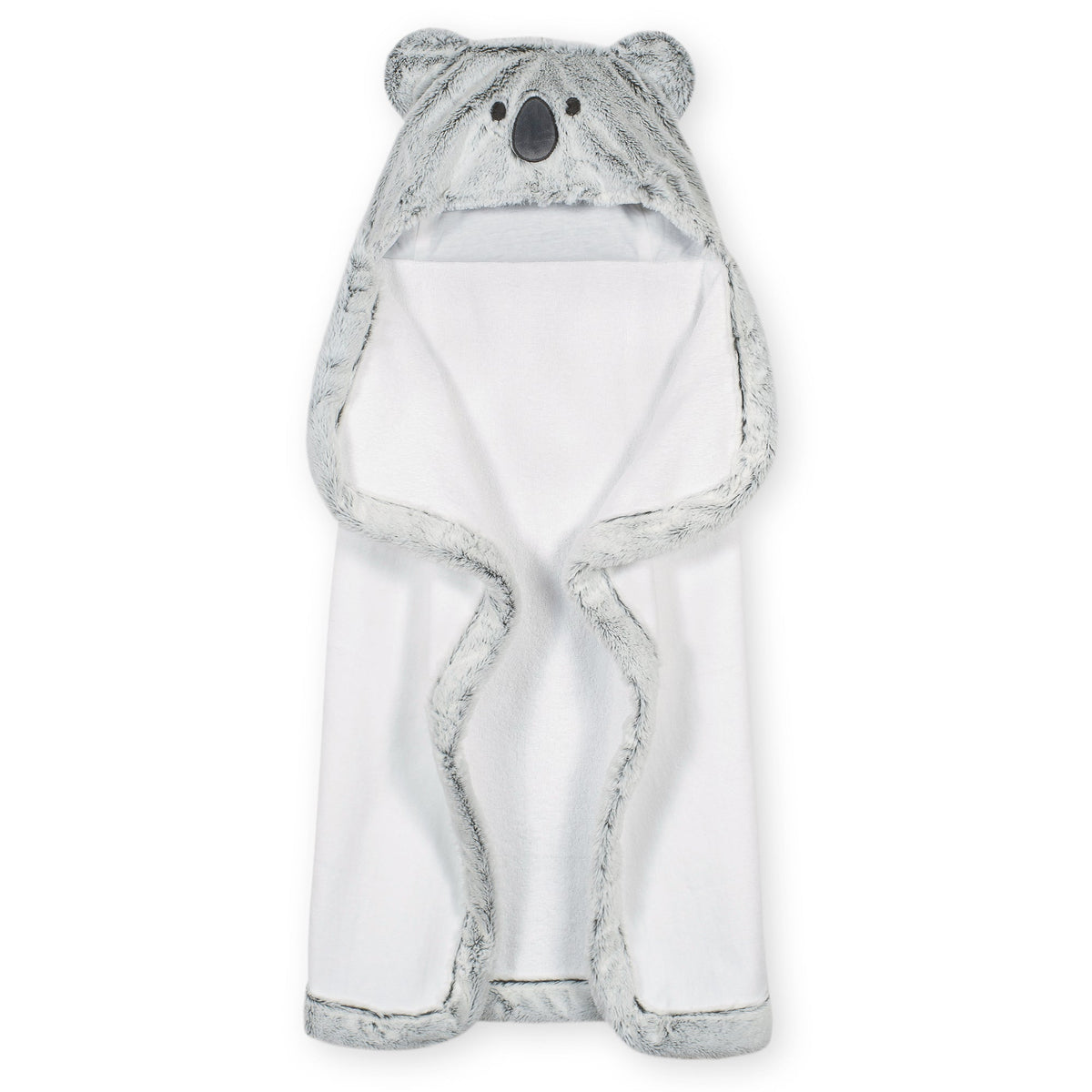Baby Neutral Koala Cuddle Plush Hooded Bath Wrap