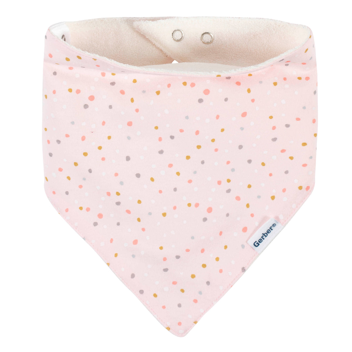 4-Pack Baby Girls Ballerina Bandana Bibs, view 2