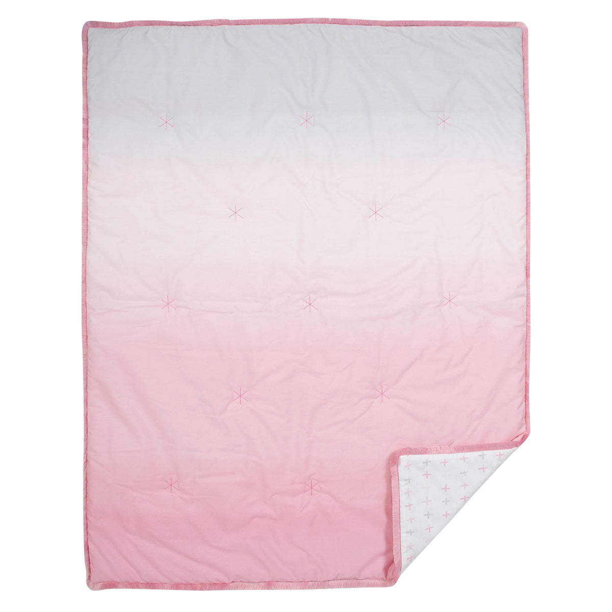 Baby Girls Pink Ombre Quilt