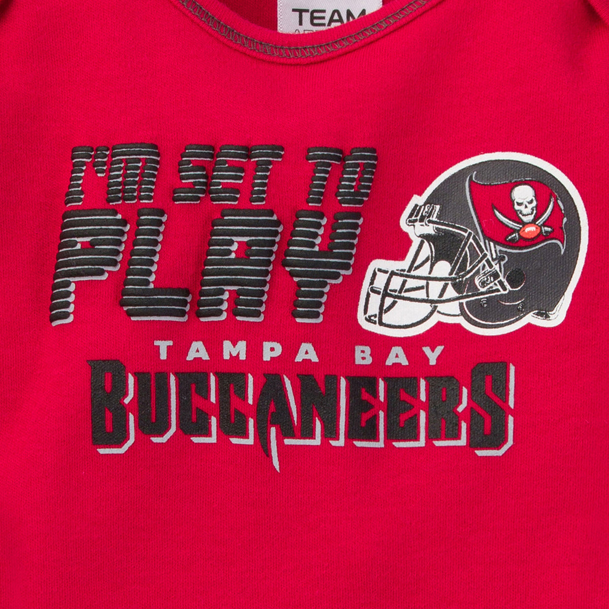 3-Pack Baby Boys Buccaneers Short Sleeve Bodysuits, view 3