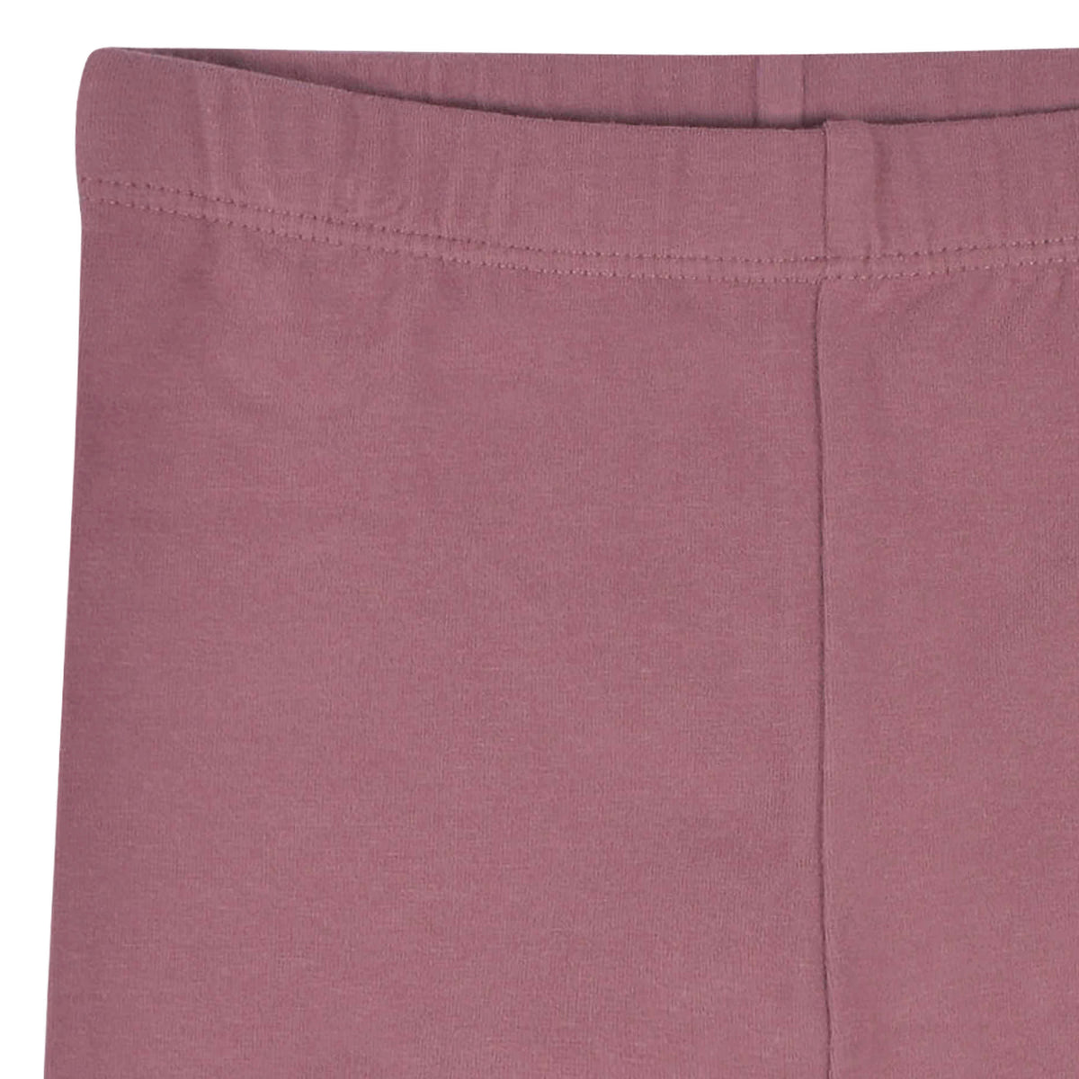 2-Piece Infant & Toddler Girls Burgundy Rainbow Peplum Top & Leggings Set, view 6
