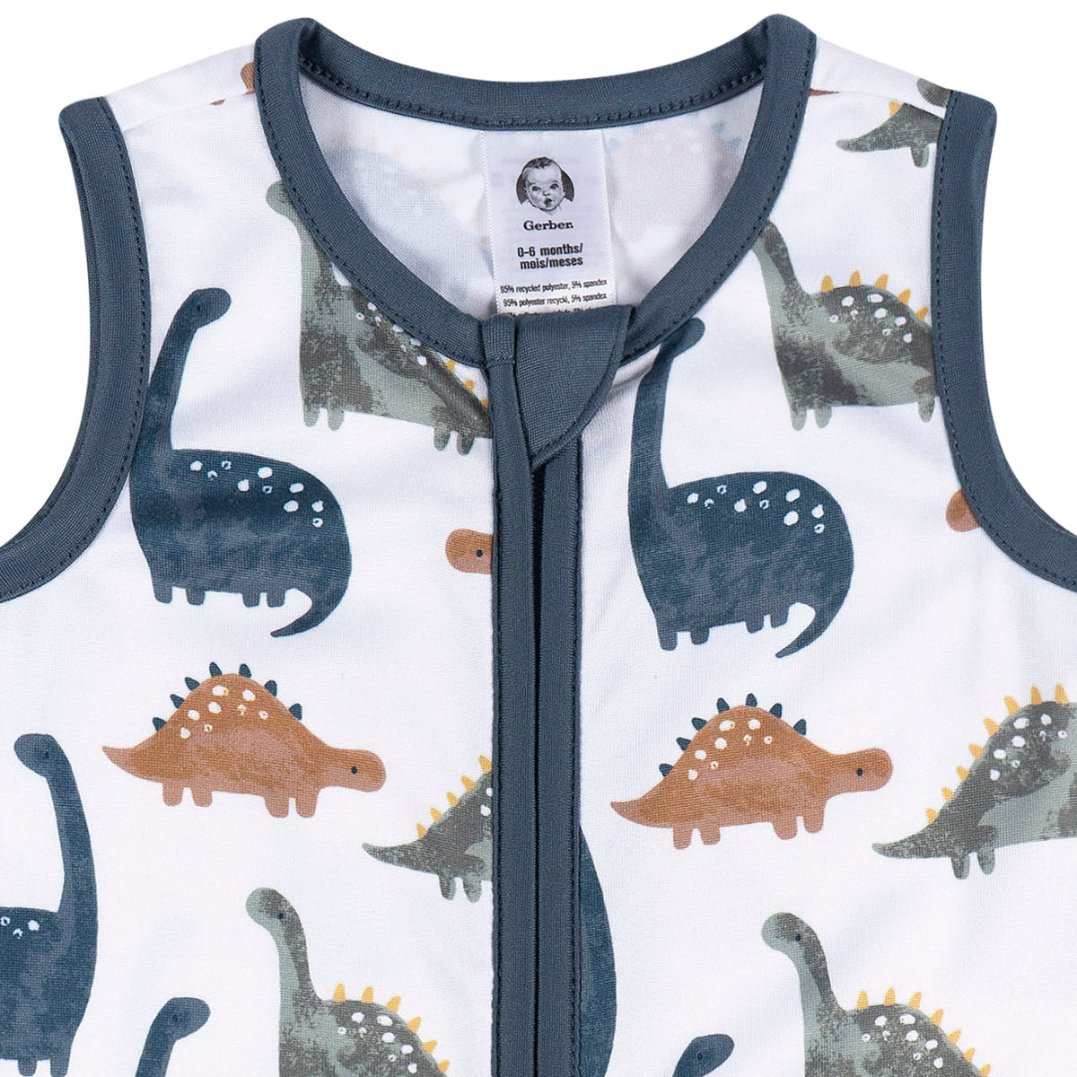Baby Boys Dino Time Sleepbag Wearable Blanket, view 4