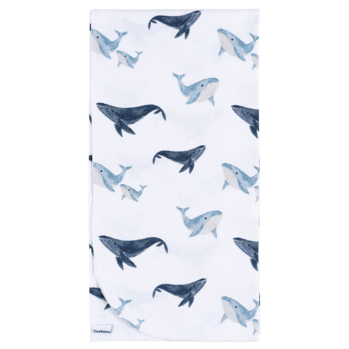 4-Pack Baby Boys Coastal Calm Flannel Blankets, view 5